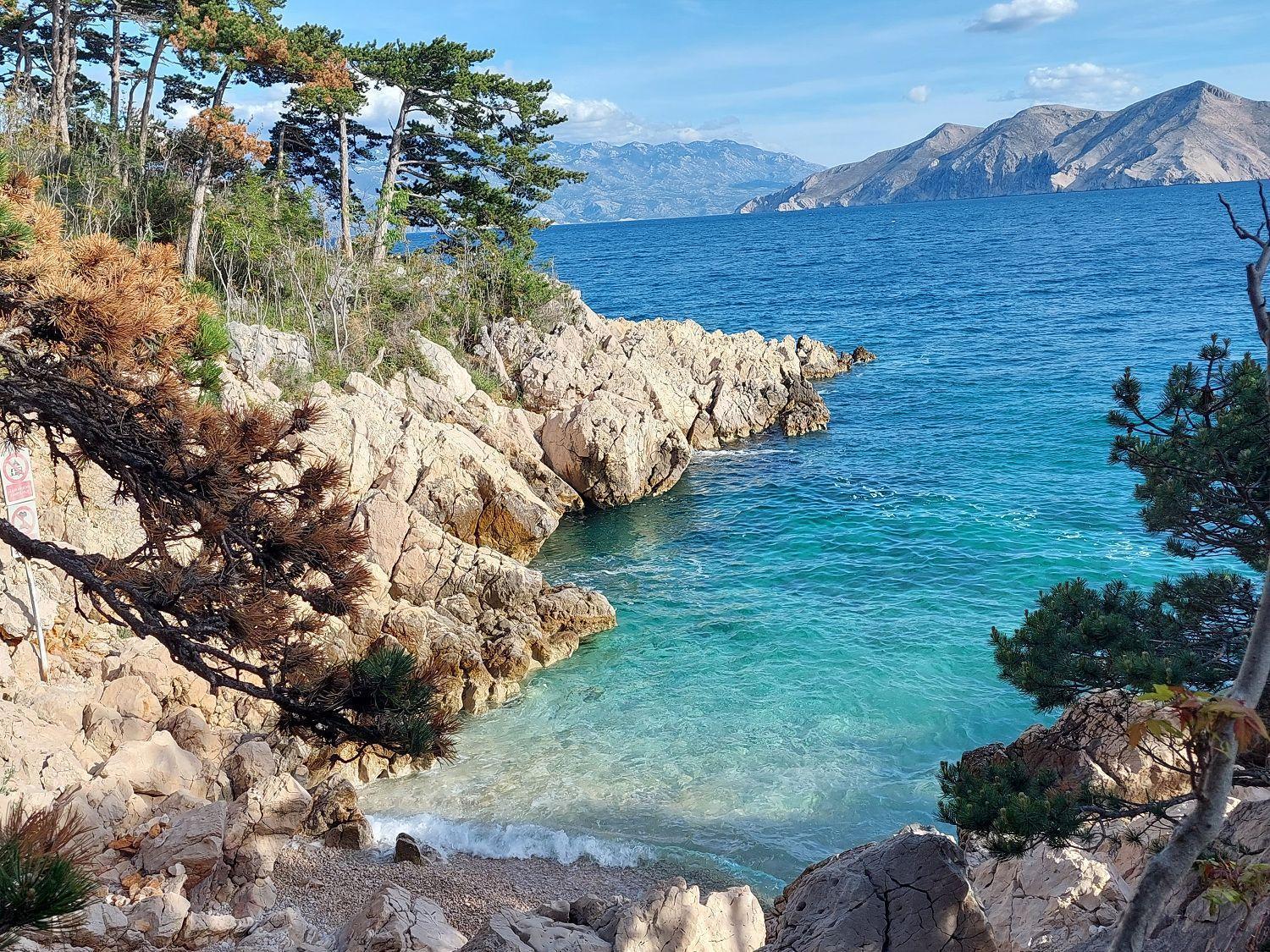 Erste Reihe Zum Meer Baška Buitenkant foto